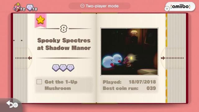Captain Toad Treasure Tracker - Spooky Spectres At Shadow Manor ( 100% ) смотреть онлайн