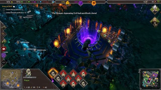 Dungeons 3 Mission 8 Hellish PRICE OF HELL HELLHOLE Recipes | Let's play Dungeons 3 Gameplay смотреть онлайн