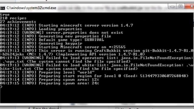 Bukkit server & Plugins Tutorial(EASY) (WINDOWS 7) смотреть онлайн