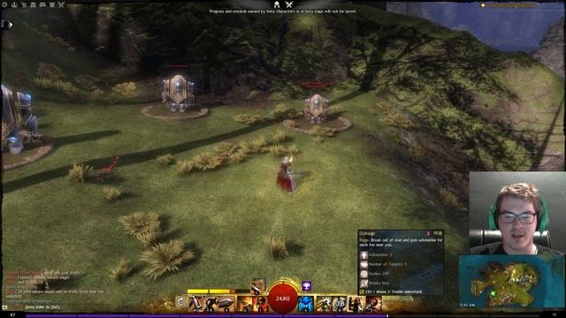 Guild Wars 2 - Warrior Elite Spec - Berserker All Moves смотреть онлайн