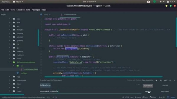 Godot 3.1 Tutorial | Custom Modules for Android (Inspired from Godot Docs)