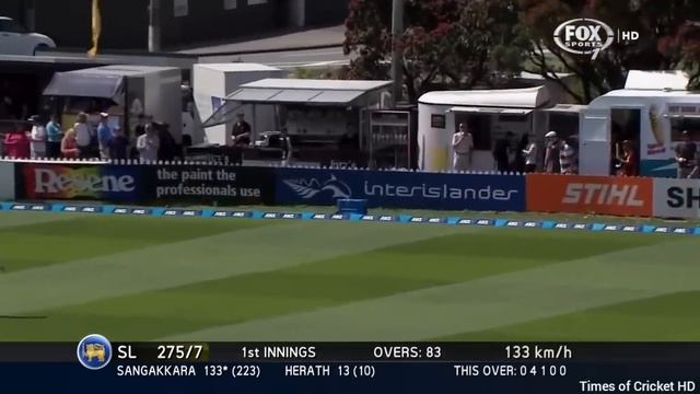 Kumar Sangakkara 203 vs New Zealand 2nd Test 2015 at Wellington *HD* | One of his Finest Test Knock смотреть онлайн