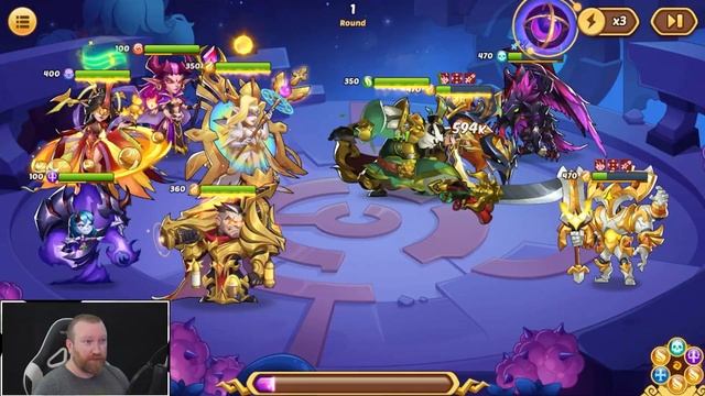 Idle Heroes - EASY Vanquisher Clear for Sun Devourer Eos смотреть онлайн