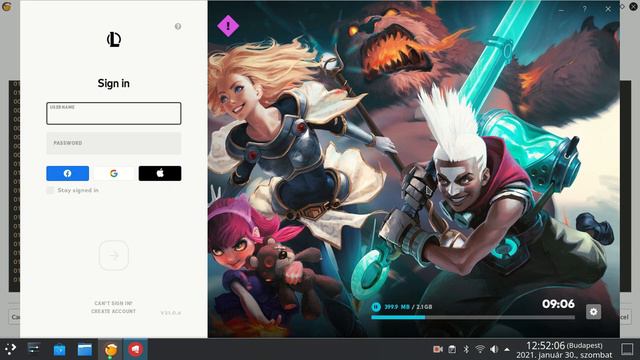 Install League of Legends with Lutris On Debian distros смотреть онлайн