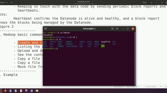 Lesson 6 Hadoop commands to manage HDFS смотреть онлайн
