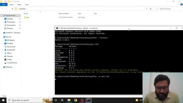 How to create a virtual environment in Python?#3پایتھون میں ورچوئل انوارنمینٹ/ماحول کیسے بنایا جائے смотреть онлайн