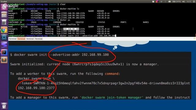 Docker Swarm walkthrough смотреть онлайн