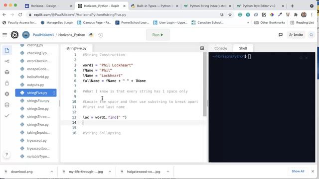 strings construction (Python) смотреть онлайн