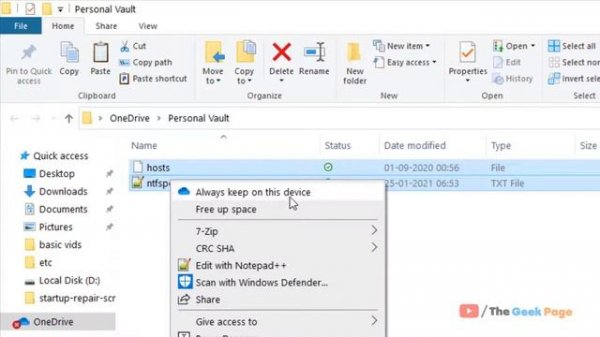 OneDrive Error Code 0x80070185 Cloud Operation was unsuccessful Fix