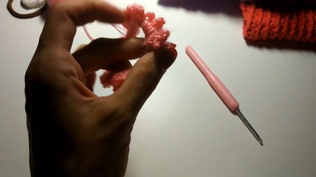 Вязание. Резинка для волос крючком.