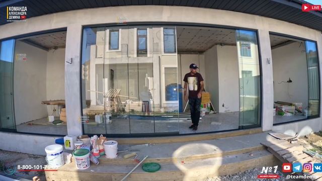 Анапа Безрамное раздвижное остекление беседки | Безрамное остекление в Анапе | Панорамное остеклени смотреть онлайн