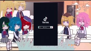 ⭐-oshi no ko reality love show cast +friends react to ruby/aqua and ai--!?☆