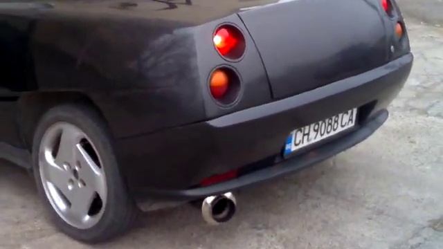 Fiat Coupe 2.0 16V Turbo - 76mm straight pipe exhaust смотреть онлайн