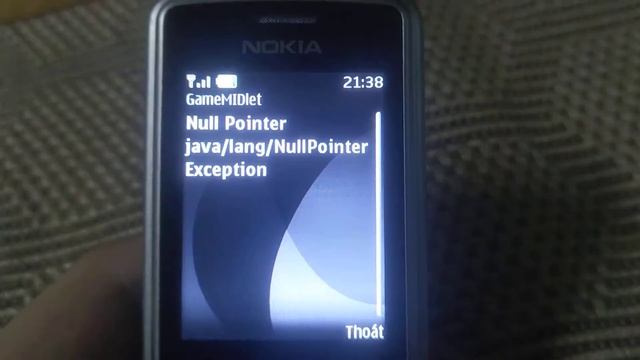 Java Exception on Nokia 6300 смотреть онлайн