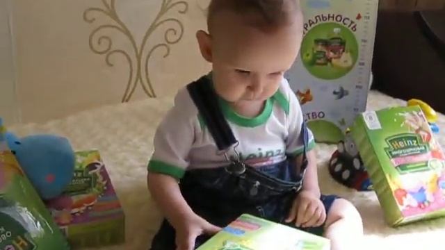 Сашуля и кашка Heinz в новой упаковке смотреть онлайн