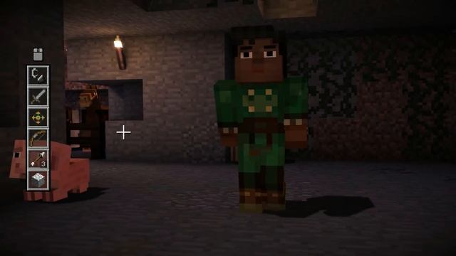 Minecraft: STORY MODE - A BLOCK AND A HARD PLACE! [Episode 4][1] смотреть онлайн
