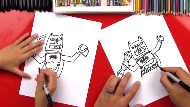 How To Draw Lego Batman смотреть онлайн