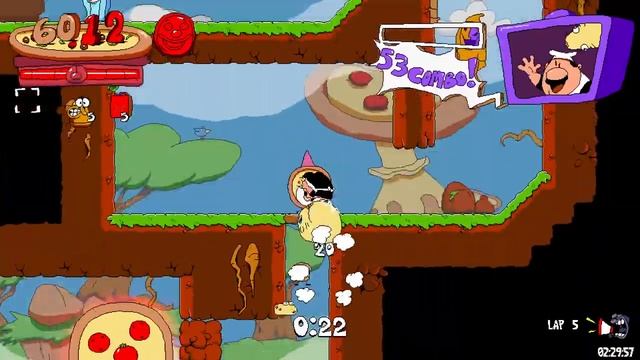 Pizza Tower Scoutdigo Mod V1 - Gnome Forest Death Mode P Rank (Pizzelle) смотреть онлайн