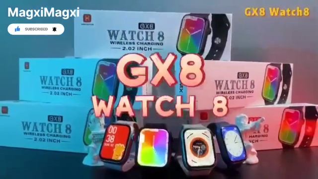 ?? MODEL: GX8 WATCH 8 | SMART WATCH | BIG 2.02 Infinite Display | WIRELESS CHARGING| UNBOXING REVIE смотреть онлайн