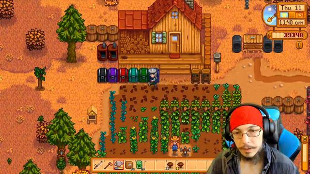 THERE'S A TUNNEL IN Stardew Valley???? live stream #9 смотреть онлайн
