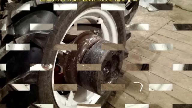 Установка 16-х колес на мотоблок МТЗ Беларус смотреть онлайн