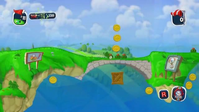 Worms Crazy Golf - Gameplay Trailer - First Look - HQ - HD смотреть онлайн