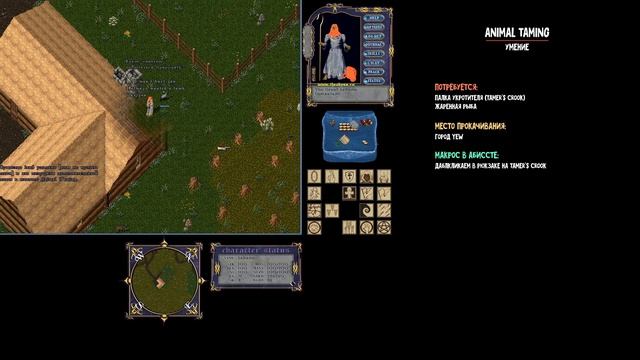 Как прокачать это умение - Animal Taming (Ultima Online, шард - The Abyss) смотреть онлайн