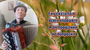 "Ромашки спрятались" Караоке под баян