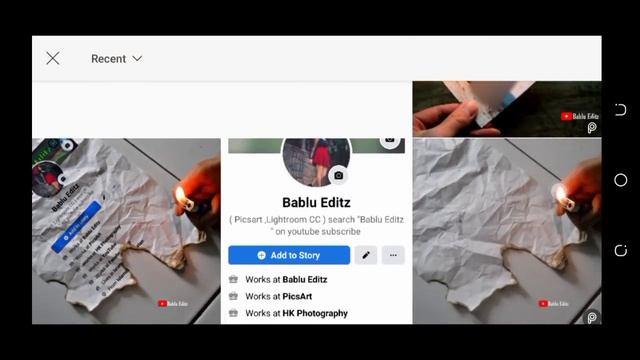 PicsArt Facebook profile photo editing || Facebook profile edit || fb screenshot photo editing смотреть онлайн