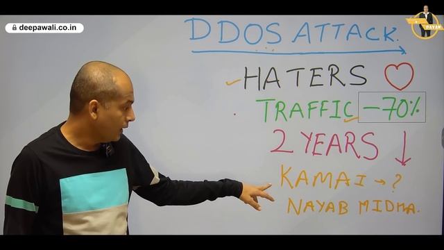 DDOS Attack - Nayab Midha | Google Earn Money Online Down [BLOGGING]@LearnandEarnwithPavanAgrawal смотреть онлайн