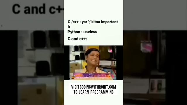 C/C++ vs Python || Importance of Semicolon смотреть онлайн