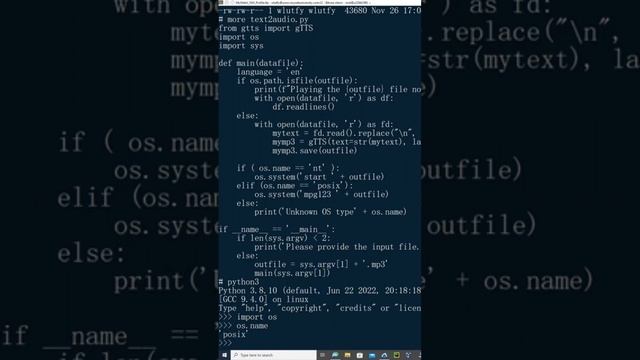 How to check inside Python Interpreter if Google text to speech ‘gtts’ library is installed смотреть онлайн