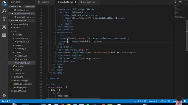 VueJS CLI | Level 3-22.6: DNR array and interpolation смотреть онлайн