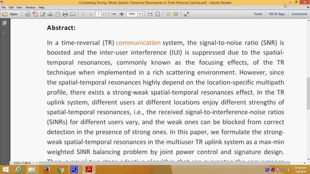 Combating Strong–Weak Spatial–Temporal Resonances in Time Reversal Uplinks смотреть онлайн