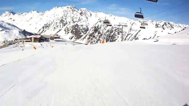 Горнолыжный курорт Ишгль. Австрия. Весна смотреть онлайн