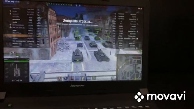 Ноут Lenovo b50-45 WoT тест реальной производительности в игре 45-50fps смотреть онлайн