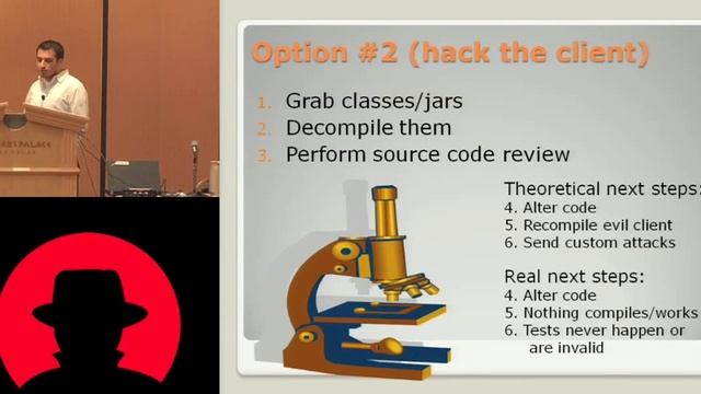 Black Hat USA 2010: JavaSnoop: How to Hack Anything Written in Java 1/4 смотреть онлайн