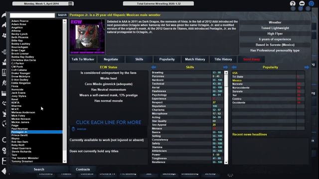 TEW 2020 - ECW 2014 Revival Episode 1 смотреть онлайн