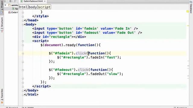 The jQuery fadeIn and fadeOut Functions смотреть онлайн