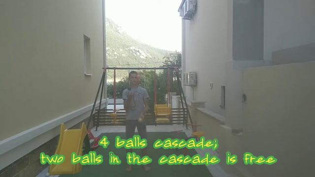 Дима-жонглер. Обучение трюку каскад 6 мячами, мультиплекс. смотреть онлайн