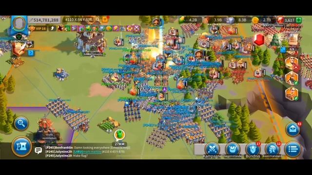 BABA TC ATATURK - Rise of Kingdoms KVK 3 Support with Siege on enemy Flag смотреть онлайн