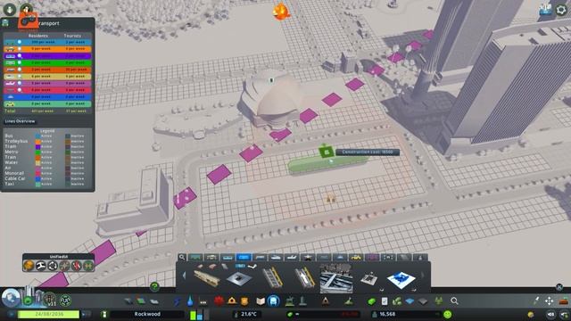 #cities_skylines محطات حديثة تحت الأرض الحلقة 7 - مدينة السعادة смотреть онлайн