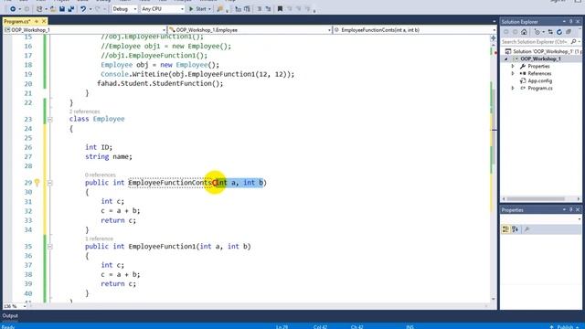 Session 1: Workshop on Complete Object Oriented Programming Concept by Fahad Hussain смотреть онлайн
