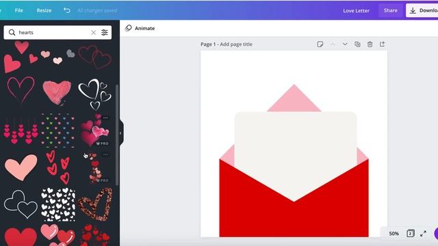 Canva Tutorial - How to Create an Open Envelope! Valentine's Day E-Card! смотреть онлайн