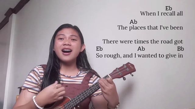 THE JOURNEY / DRAW ME NEARER ~ ukulele cover with lyrics + chords смотреть онлайн