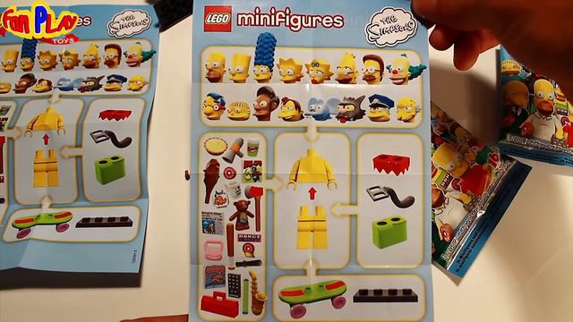 LEGO Mini Figures SURPRISE Bags - The Simpsons | Lego мини цифры Симпсоны - Fan PLAY Toys смотреть онлайн