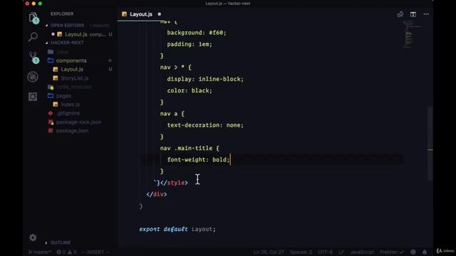 Adding Layout Component, Head Component for SEO Universal React with Next js | Part 19 смотреть онлайн