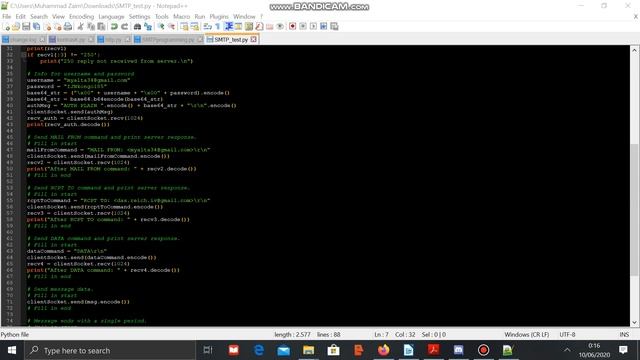 Demonstrasi Socket Programming SMTP смотреть онлайн