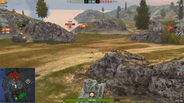 World of Tanks Blitz Pz 35 t Mastery Ace смотреть онлайн