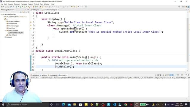 Local Inner Class in Java | How to Use Local Variable in Local Inner Class | Dr Vipin Classes смотреть онлайн